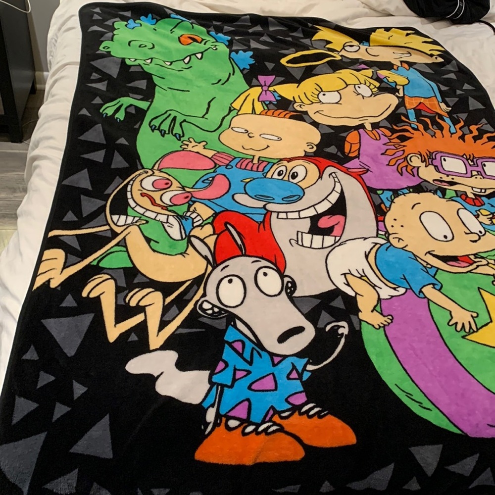 Nickelodeon plush throw blanket